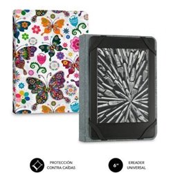 Funda para libro electr�nico Subblim 1EC010 Clever Ebook Case 6" Mariposas