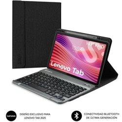 Funda con Teclado Subblim Shock Case Lenovo Tab 10.1" 2025/ Negra