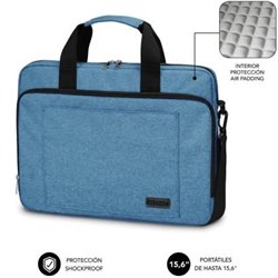 Mochila Subblim Air Padding Laptop Bag para Port�tiles hasta 15.6"/ Azul