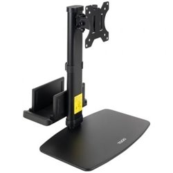 Soporte de Sobremesa para Monitor TooQ DB1128TN-B/ Ajustable/ Giratorio/ Inclinable/ hasta 6kg
