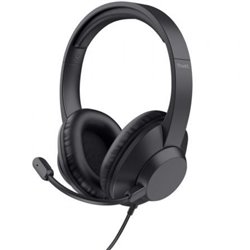 Auriculares Trust Ayda Max/ con Micr�fono/ Jack 3.5/ Negros