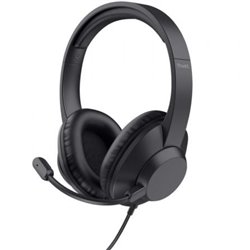 Auriculares Trust Ayda Max USB/ con Micr�fono/ USB/ Negros