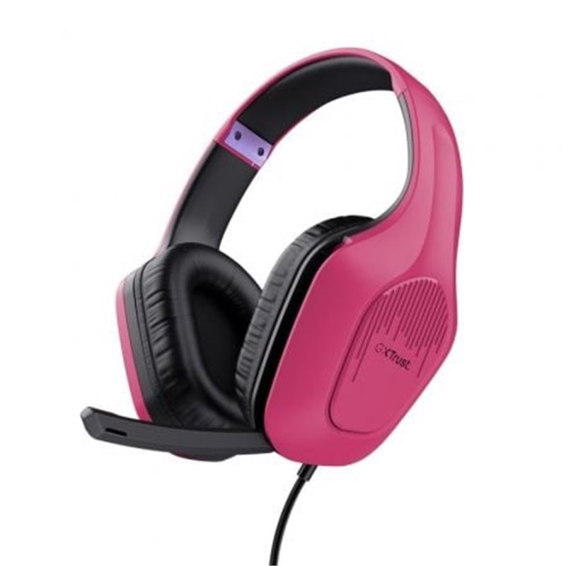 Auriculares Gaming con Micr�fono Trust Gaming GXT 415 Zirox/ Jack 3.5/ Rosas