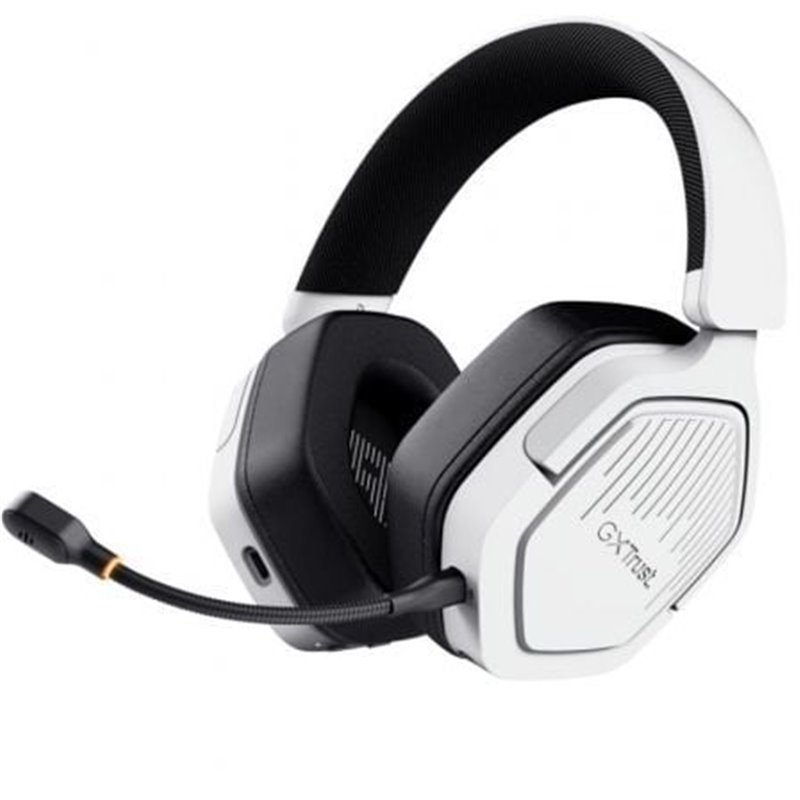 Auriculares Gaming Inal�mbricos con Micr�fono Trust Gaming GXT 493PS Carus PS5/ Jack 3.5/ Bluetooth/ Blancos