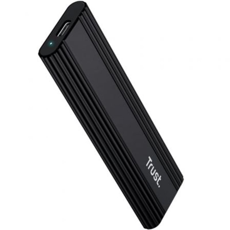 Caja Externa para Disco SSD M.2 Trust 25806/ USB 3.2 Gen2/ Sin tornillos
