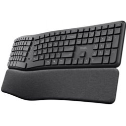 Teclado Inal�mbrico por Bluetooth Trust Keyra Multidispositivo Ergon�mico