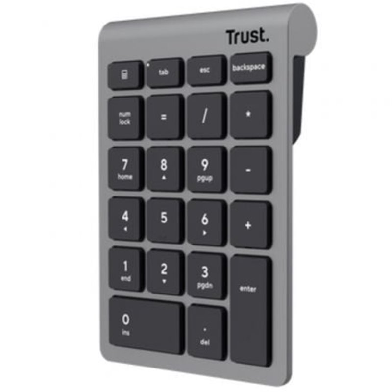 Teclado Num�rico Inal�mbrico Trust Xalas Wireless/ Plata