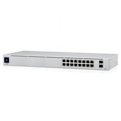 Switch Gestionable Ubiquiti USW-16-POE 16 Puertos/ RJ-45 Gigabit 10/100/1000/ SFP/ PoE+