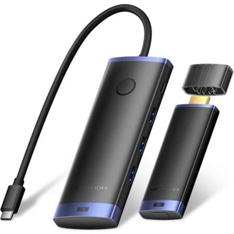 Adaptador/Transmisor de v�deo inal�mbrico USB Tipo-C 3.2 - HDMI Vention TPVBB/ 60W