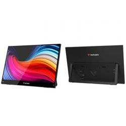 Monitor Port�til T�ctil Verbatim Touch Light 14"/ Full HD/ Multimedia/ Negro