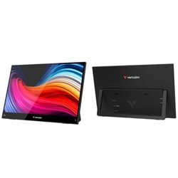 Monitor Port�til T�ctil Verbatim Touch Light 15.6"/ Full HD/ Multimedia/ Negro
