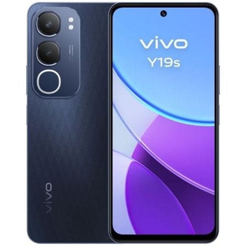 Smartphone Vivo Y19s 8GB/ 256GB/ 6.68"/ Negro Obsidiana