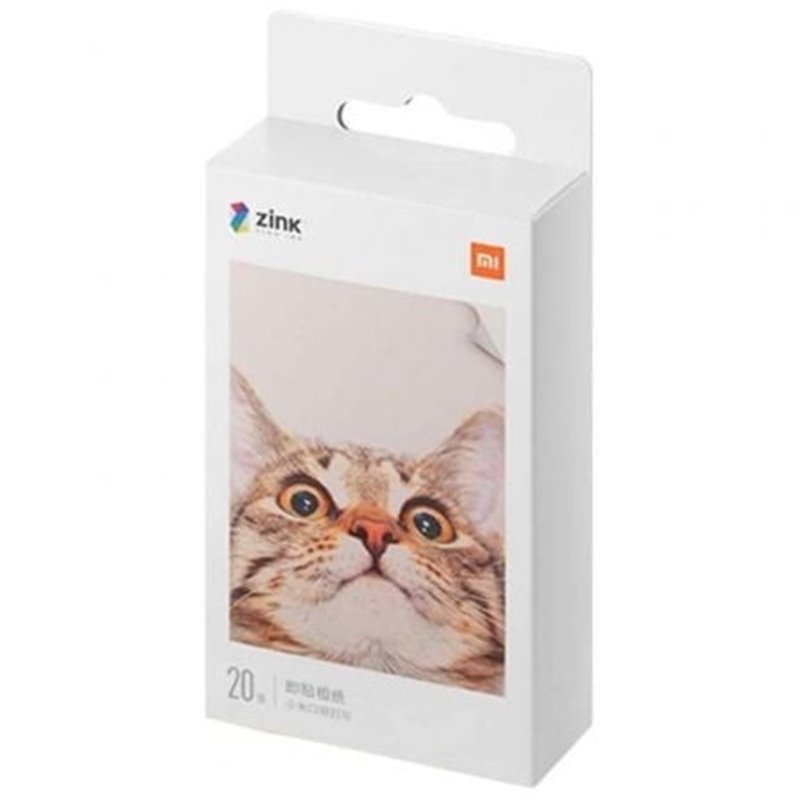 Papel Fotogr�fico Xiaomi Mi Portable Photo Printer Paper/ 5 x 7.6cm/ 20 Hojas