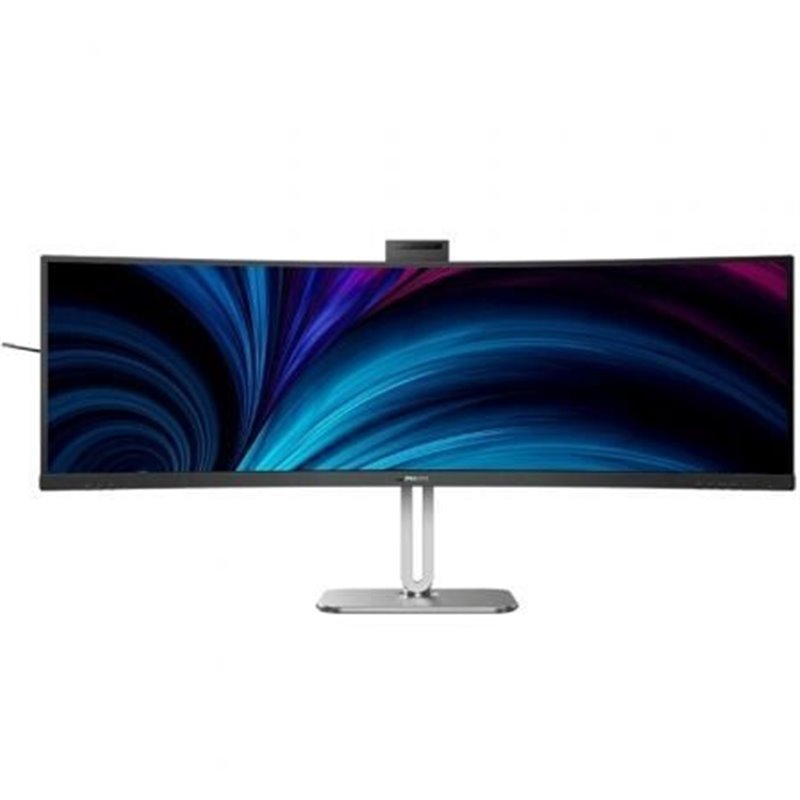 Monitor Profesional Ultraparon�mico Curvo Philips 49B2U6900CH 48.8"/ Dual QHD/ Multimedia/ Regulable en altura/ Webcam/ Negro