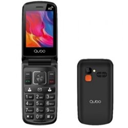 Tel�fono M�vil Qubo P-210NW 4G para Personas Mayores/ Negro