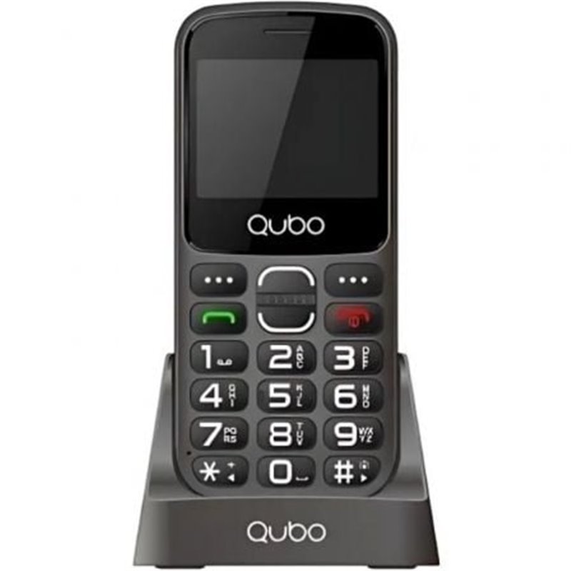 Tel�fono M�vil Qubo X-230BKC 4G para Personas Mayores/ Negro