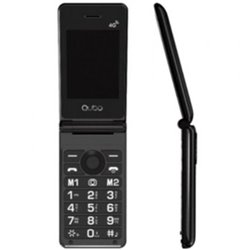 Tel�fono M�vil Qubo X-28 4G para Personas Mayores/ Negro