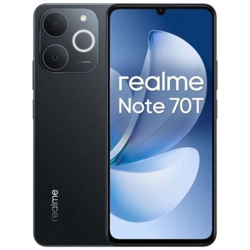 Smartphone Realme Note 70T 4GB/ 256GB/ 6.74"/ Negro Obsidiana