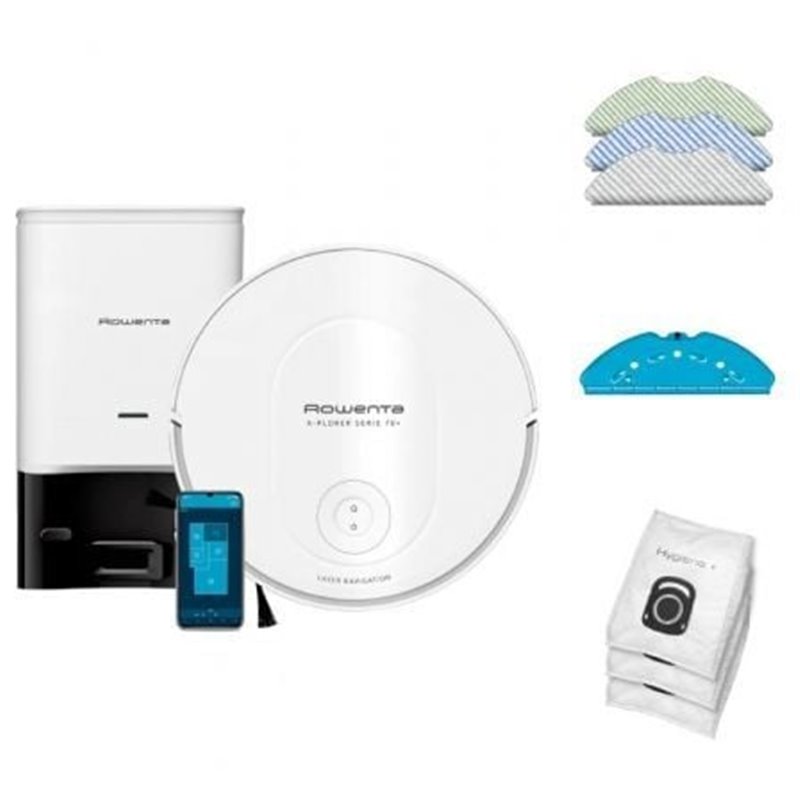 Robot Aspirador Rowenta X-Plorer Serie 70+ Animal & Allergy/ Friegasuelos/ Autonom�a 3h