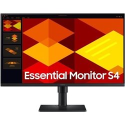 Monitor Profesional Samsung Essential Monitor S4 S27D400GAU/ 27"/ Full HD/ Regulable en altura/ Negro