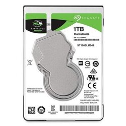 Disco Duro Seagate BarraCuda 1TB/ 2.5"/ SATA III/ 128MB