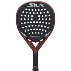 Pala de P�del Siux Diablo Elite 4/ Negro y Rojo