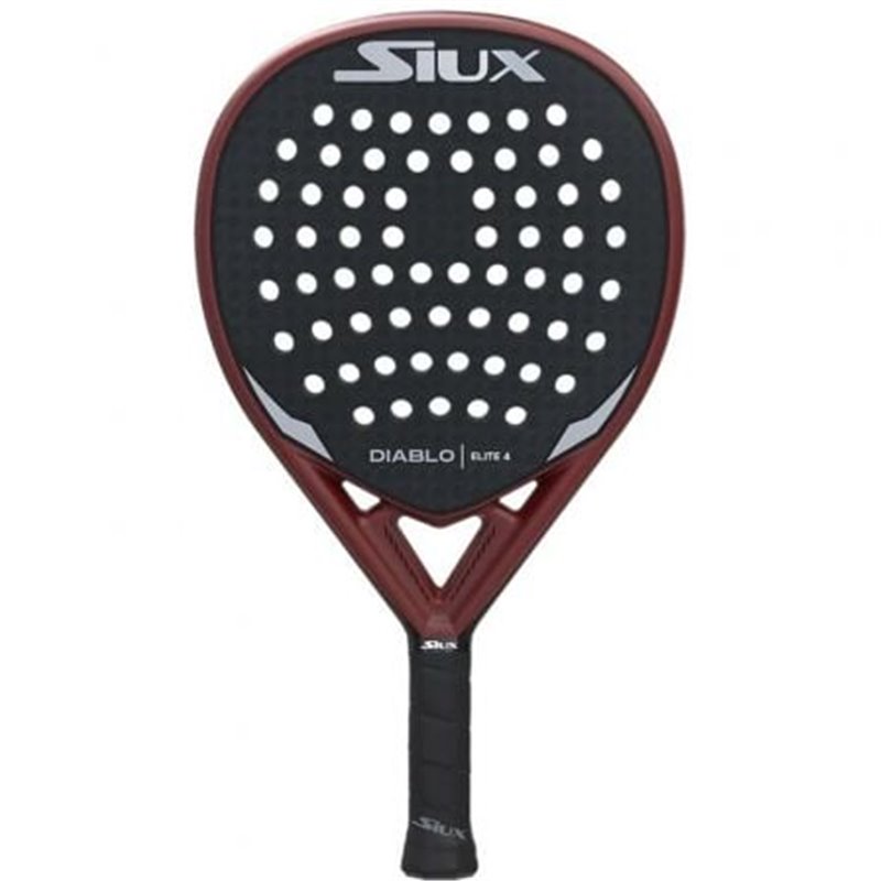 Pala de P�del Siux Diablo Elite 4/ Negro y Rojo