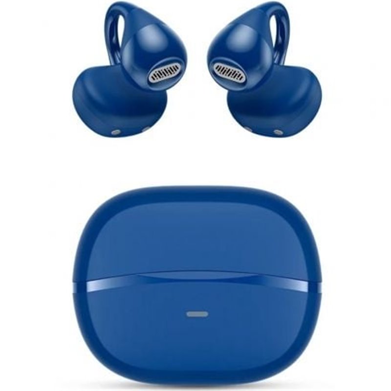Auriculares Bluetooth SPC Boost Clip con estuche de carga/ Autonom�a 6h/ Azules
