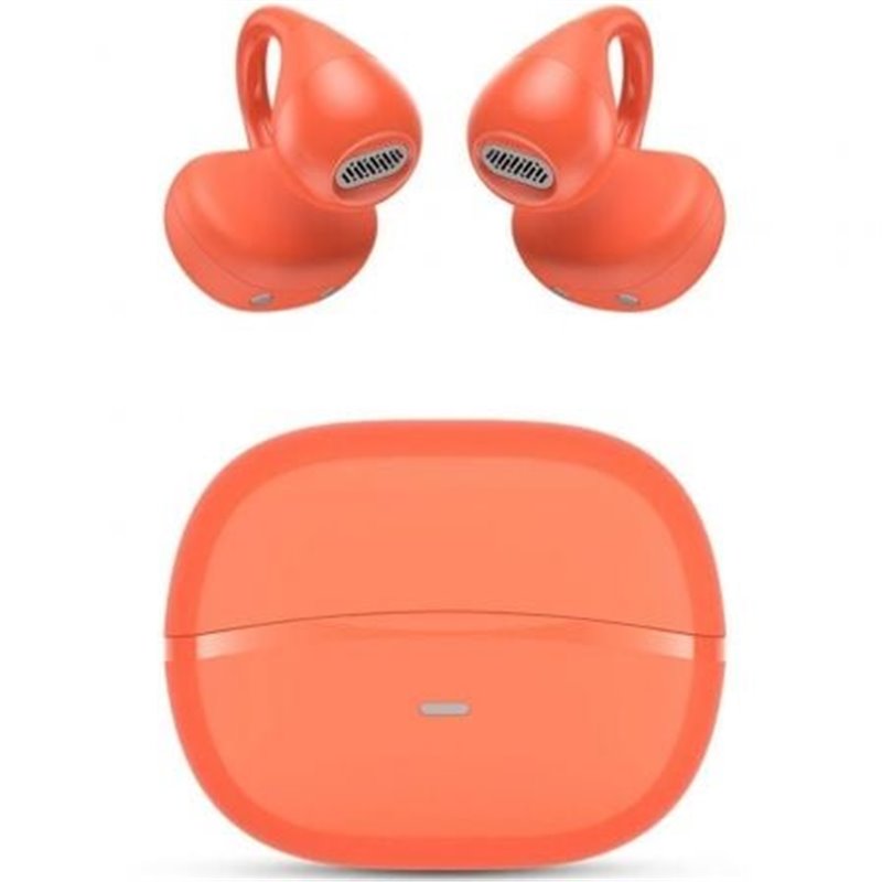 Auriculares Bluetooth SPC Boost Clip con estuche de carga/ Autonom�a 6h/ Rojos