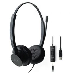 Auriculares SPC Brave Pro/ con Micr�fono/ Jack 3.5/ USB/ Negros