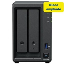 NAS Synology Diskstation DS725+/ 2 Bah�as 3.5"- 2.5"/ 4GB DDR4/ 8TB/ Formato Torre