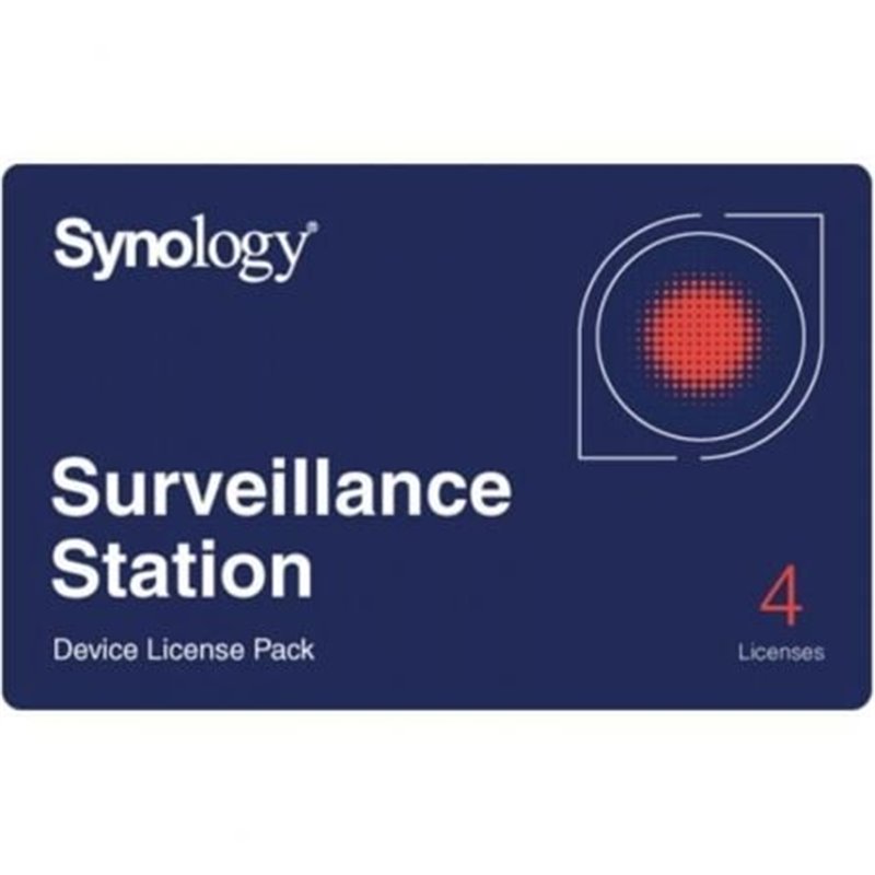 Licencia F�sica Synology Surveillance Device License Pack/ 4 Dispositivos