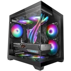 Caja Gaming Minitorre Mars Gaming MC-VIEW2/ Negra