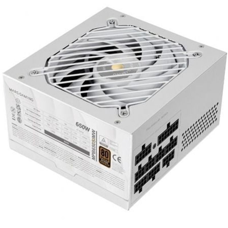 Fuente de Alimentaci�n Mars Gaming MPB650SIM/ 650W/ Ventilador 12cm/ 80 Plus Bronze