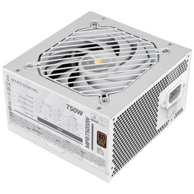 Fuente de Alimentaci�n Mars Gaming MPB750SI/ 750W/ Ventilador 12cm/ 80 Plus Bronze