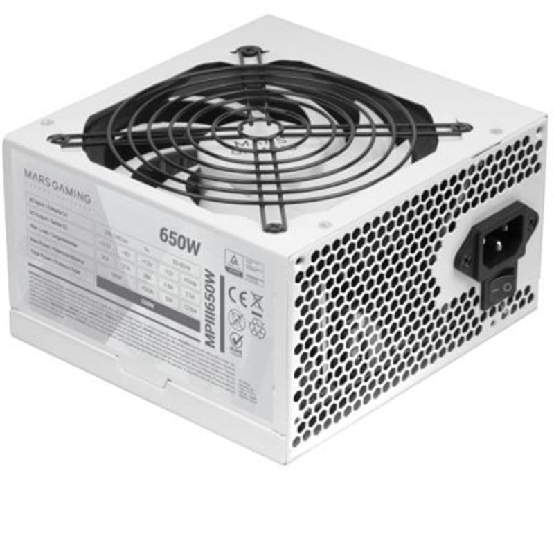 Fuente de Alimentaci�n Mars Gaming MPIII650W/ 650W/ Ventilador 12cm