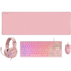 Pack Gaming Mars Gaming MCP-RGB3P/ Teclado RGB + Rat�n �ptico + Alfombrilla XXL + Auriculares