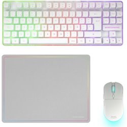 Pack Gaming Mars Gaming MCPWTKL/ Teclado Inal�mbrico + Rat�n Inal�mbrico + Alfombrilla