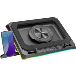 Soporte Refrigerante Mars Gaming MNBC-ULTRA para Port�tiles hasta 18"/ Iluminaci�n LED