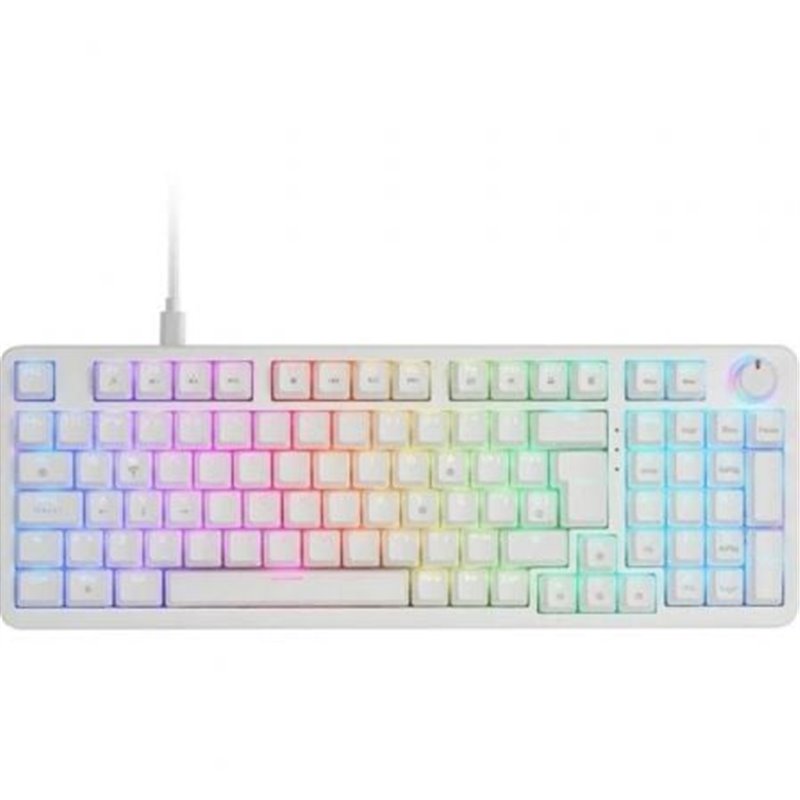 Teclado Gaming Mec�nico Mars Gaming MKPROBES/ Switch Azul/ Blanco