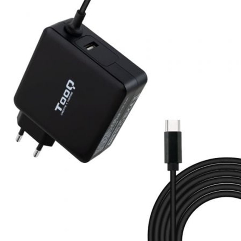 Cargador de Port�til TooQ TQLC-USBC90PD USB Tipo-C/ 90W/ Autom�tico/ Voltaje 5-20V