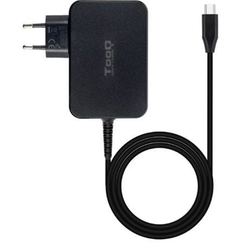 Cargador de Port�til GaN TooQ TQLC-USBCGAN100PD USB Tipo-C/ 100W/ Autom�tico/ Voltaje 5-20V