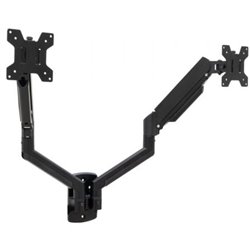 Soporte de Pared para 2 Monitores TooQ LP1434TNR-B/ Giratorio/ Inclinable/ Rotatorio/ hasta 10kg