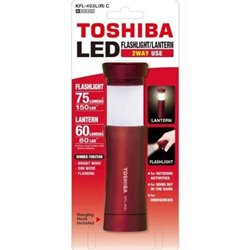 Linterna Toshiba KFL-403L/ 75 L�menes/ 3 pilas *AAA/ Roja
