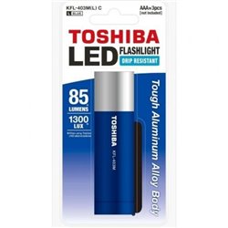 Linterna Toshiba KFL-403M/ 85 L�menes/ 3 pilas *AAA/ Azul