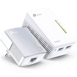 Adaptador Powerline TP-Link WPA4221KIT 600Mbps/ Alcance 300m/ Pack de 2