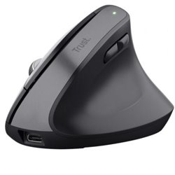 Rat�n Vertical Inal�mbrico por Bluetooth Trust Bayo+/ Bater�a Recargable/ Hasta 2400 DPI