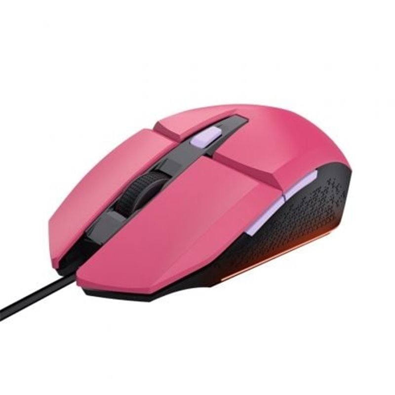 Rat�n Gaming Trust Gaming GXT 109 Felox/ Hasta 6400 DPI/ Rosa