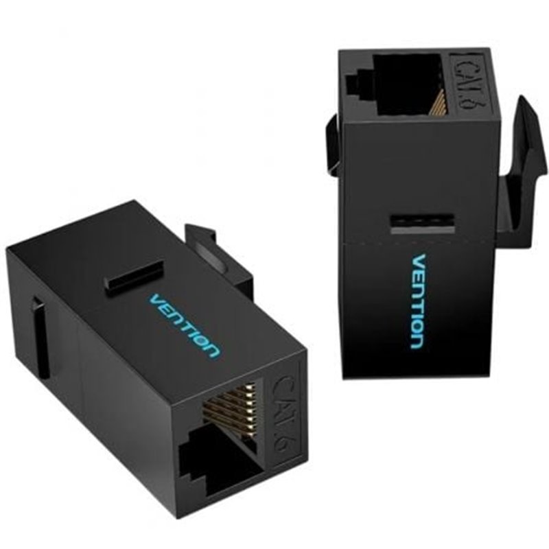 Adaptador Conector RJ45 IPGB0-5 Cat6 UTP/ RJ45 Hembra - RJ45 Hembra/ 5 uds/ Negro