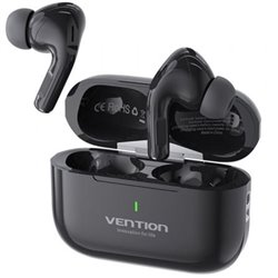Auriculares Bluetooth Vention Echo Lite E11 con estuche de carga/ Autonom�a 6h/ Negros